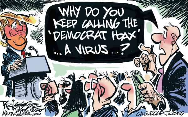 Democrat Virus by Milt Priggee, Oak Harbor, WA